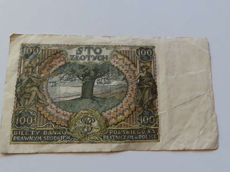 Poland - 9 November 1934 - 100 Zlotych Bank Note - VF