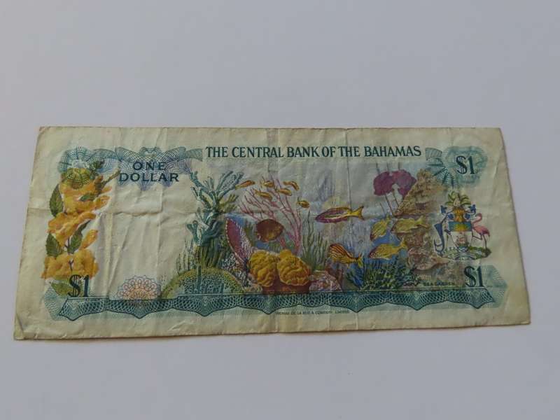 Bahamas - Central Bank of the Bahamas - One Dollar 1974 Issue VF