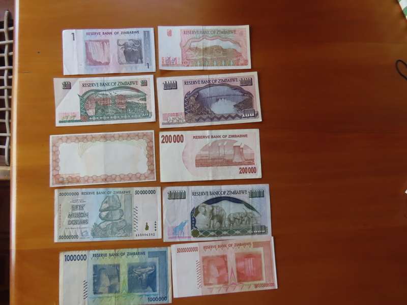 Zimbabwe - Lot of 10 different Banknotes # 2