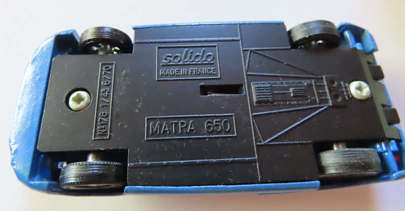 Matra - Simca 650 -  Solido boxed never played with