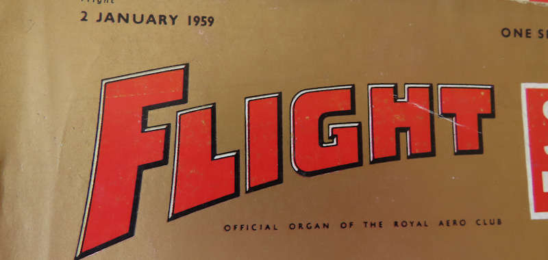 Magazines - 2 Flying and 2 Flight 1950's to 1960's Vintage