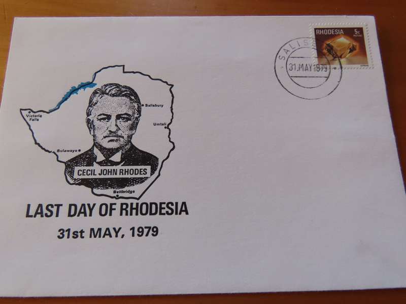 Rhodesia - Last Day Rhodesia 31st May 1979 - First Day Zimbabwe Rhodesia 1st June 1979 -1st Election