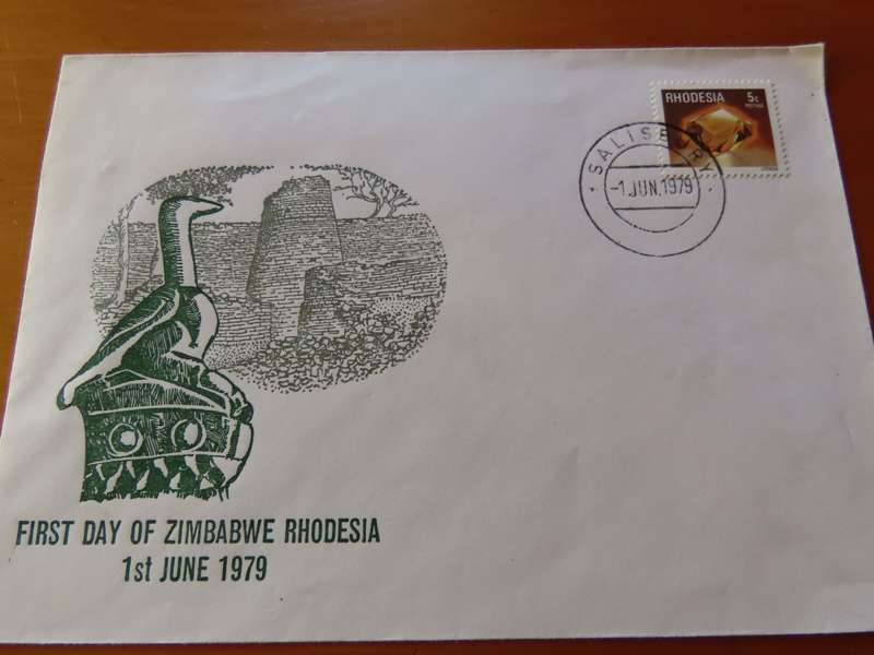 Rhodesia - Last Day Rhodesia 31st May 1979 - First Day Zimbabwe Rhodesia 1st June 1979 -1st Election