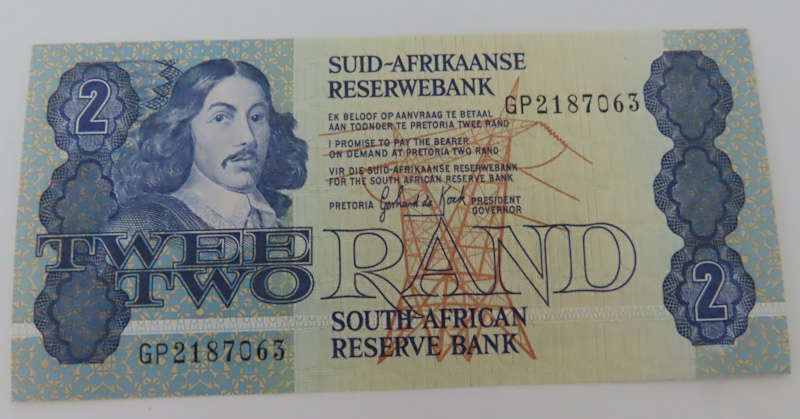 South Africa -Set R2 - R50 - Gerhard De Kock - UNC