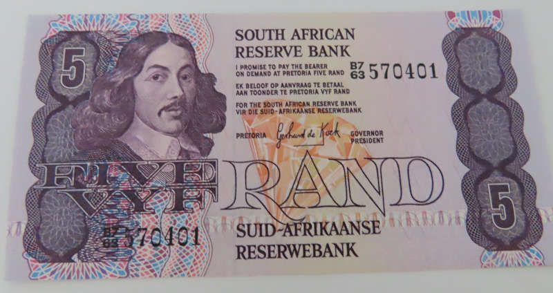 South Africa -Set R2 - R50 - Gerhard De Kock - UNC