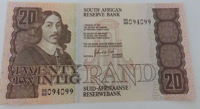 South Africa -Set R2 - R50 - Gerhard De Kock - UNC
