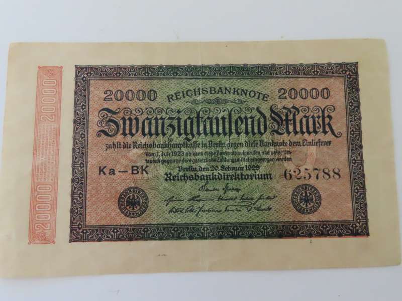 Germany - 20000 Mark 20 February 1929 - EF - A/UNC
