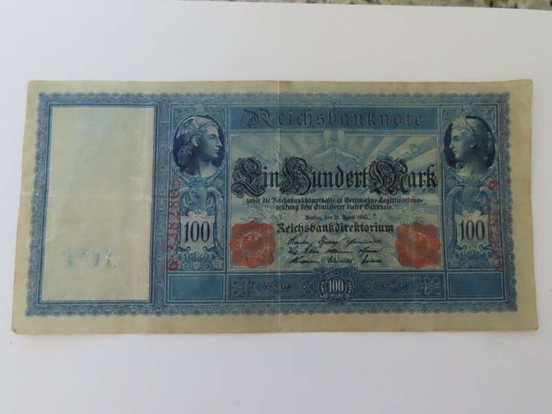 Germany - 100 Mark 21 April 1910 - VF -EF