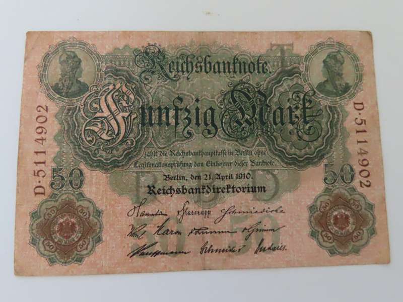 Germany - 50 Mark 21 April 1910 - VF - EF