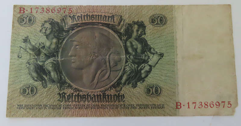 Germany - 50 Reichsmark 30 March 1933 - VG - VF
