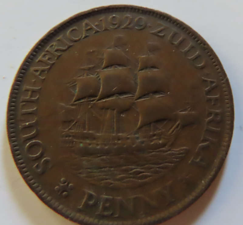 South Africa - 1d Penny - 1929