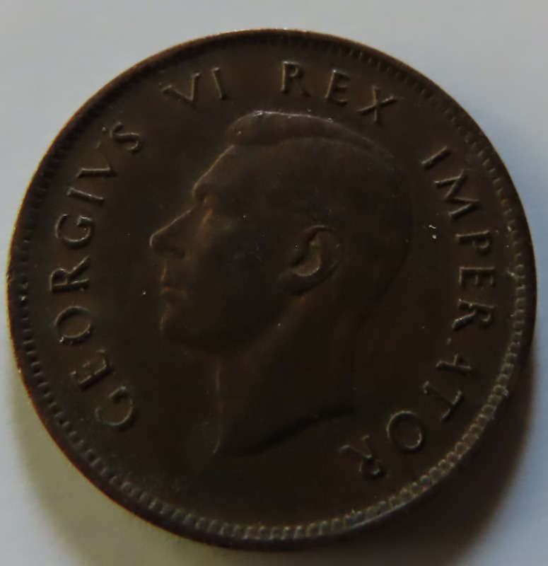 South Africa - Farthing - 1943