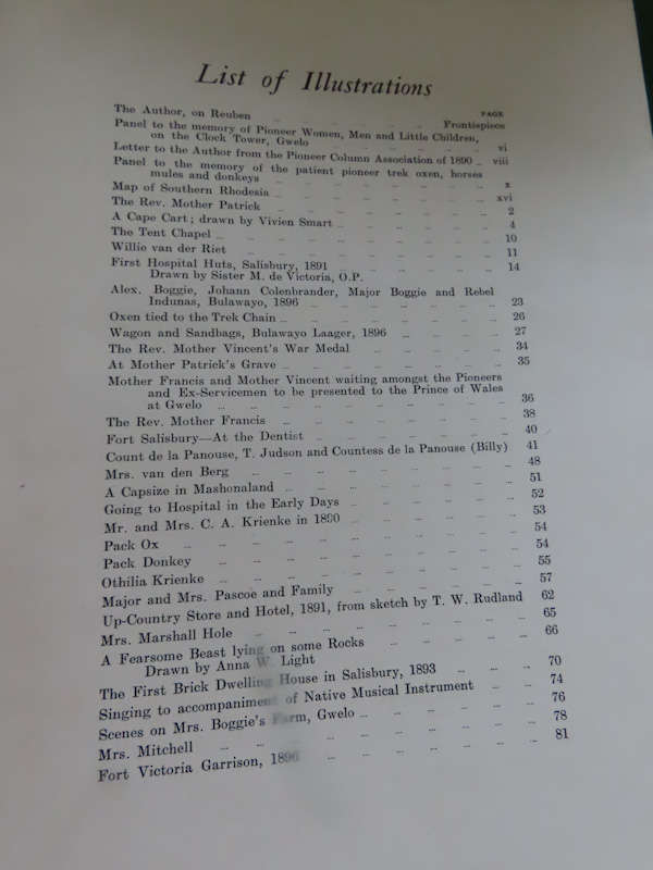 Rhodesia - The Pioneer Volume 1 and Experiences of Rhodesia's Pioneer Women Books