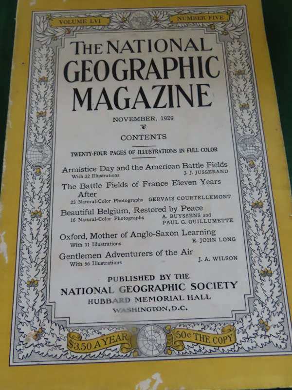National Geographic Magazine - November 1929