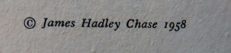James Hadley Chase - Hardback book with Dust wrapper - Not Safe to be Free