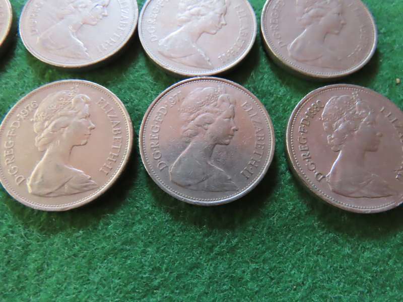 Great Britain - Job Lot of Fifteen  2/- (Florin) Coins - Dates as shown