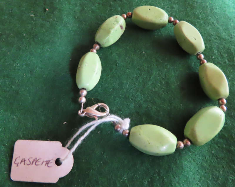 Costume Jewellery - Gaspeite Bracelet