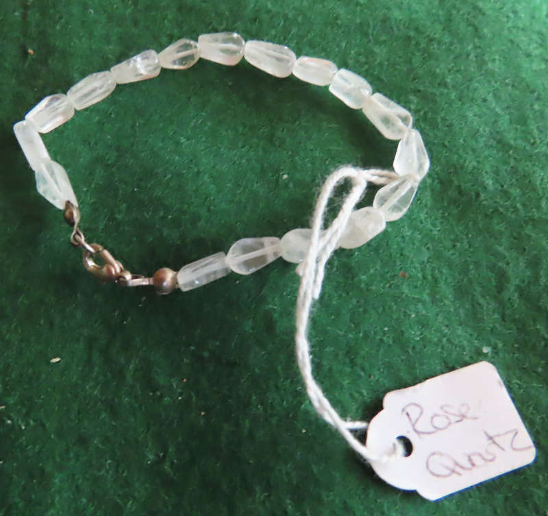 Costume Jewellery - Rose Quartz Bracelet