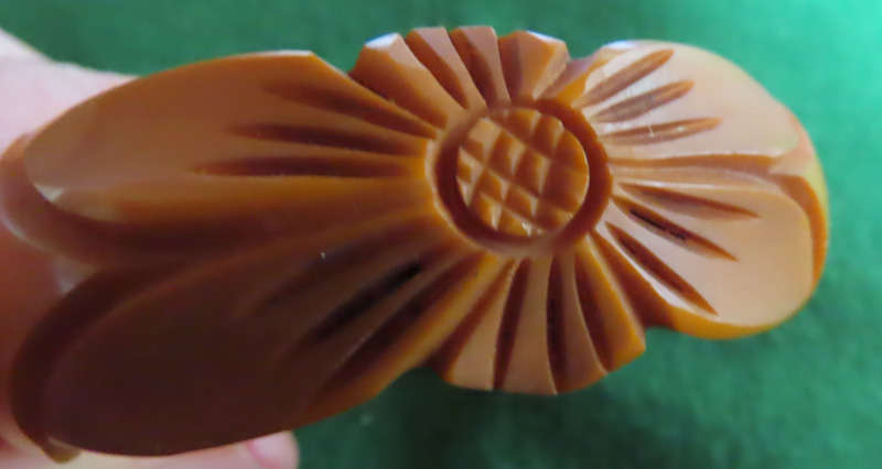 Costume Jewellery - Philippe Chevalier Paris France Carved Wooden Bangle