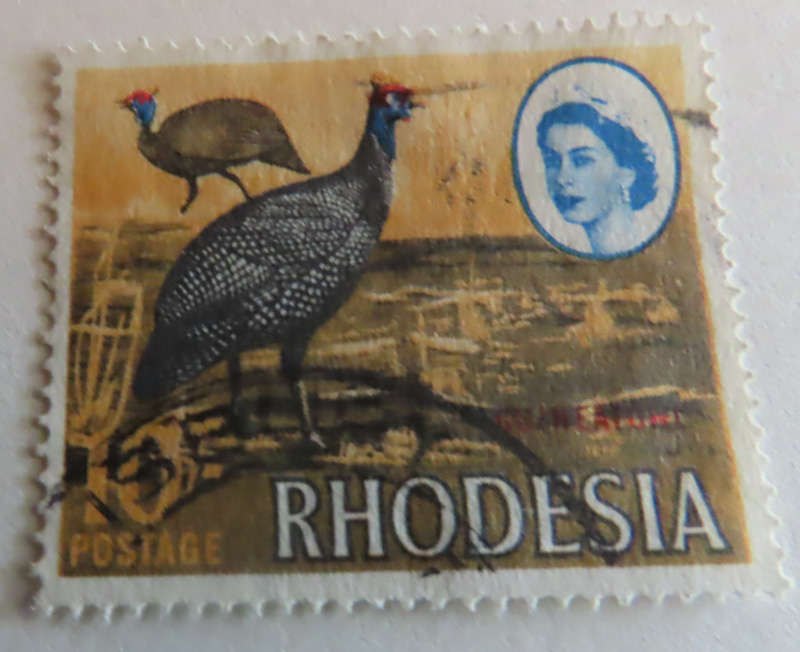 Stamps - Rhodesia - 5/-, 10/- and £1 Mardon ? Used