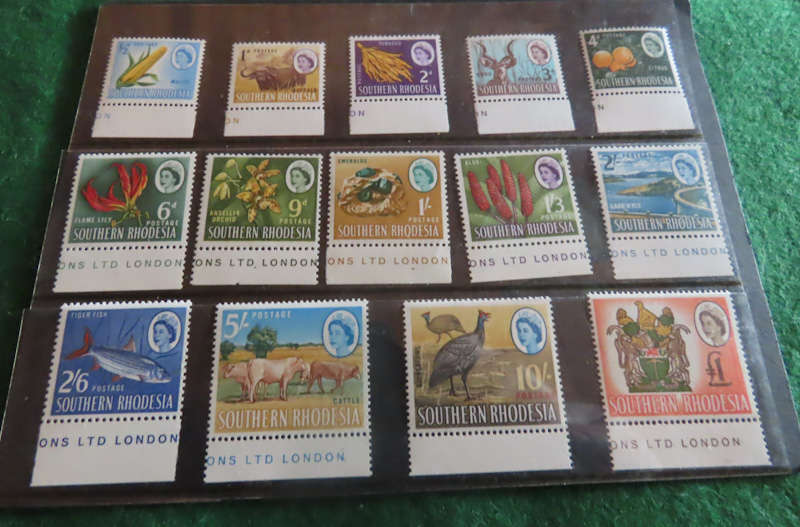 Stamps - Southern Rhodesia 1964 Definitive Issue MNH
