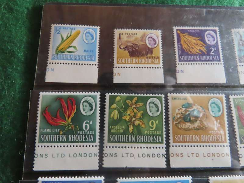 Stamps - Southern Rhodesia 1964 Definitive Issue MNH