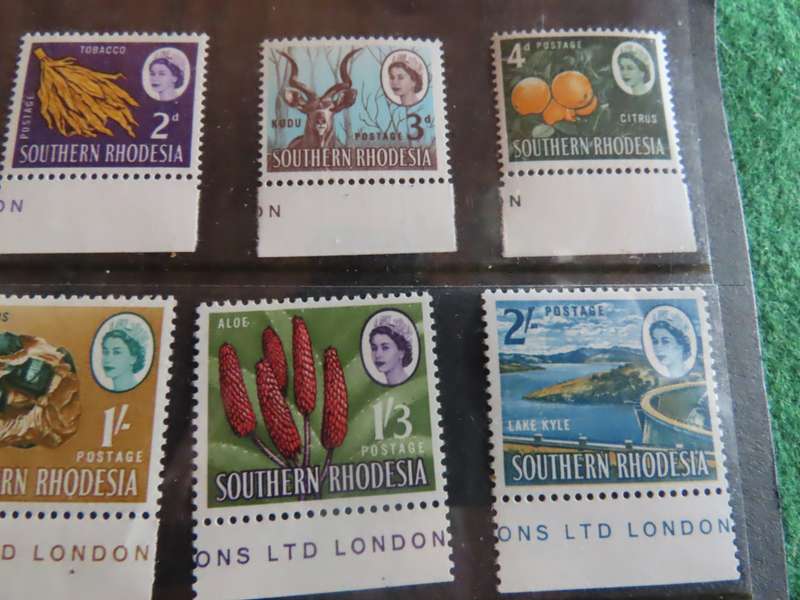 Stamps - Southern Rhodesia 1964 Definitive Issue MNH