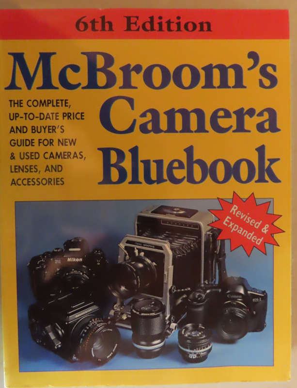 MacBroom's Camera Bluebook- Prices Outdated - Descriptions of Cameras and Lenses Excellent
