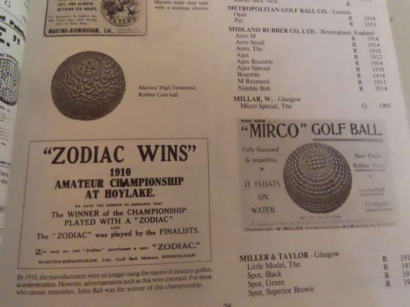The Encyclopedia of Golf Collectibles - Prices Outdated - Descriptions of Items Excellent