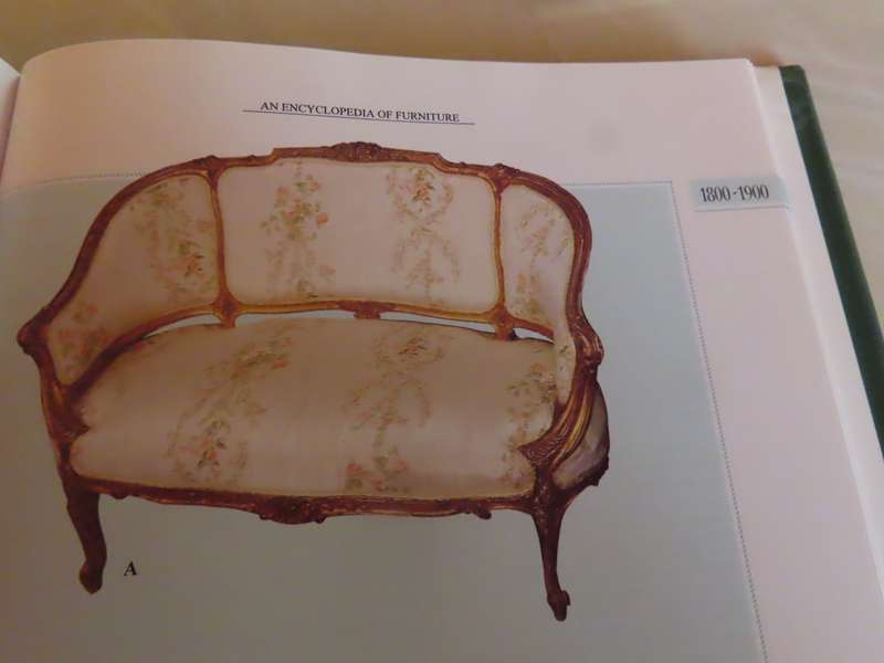 Encyclopedia of Furniture - Prices Outdated - Descriptions of Items Excellent