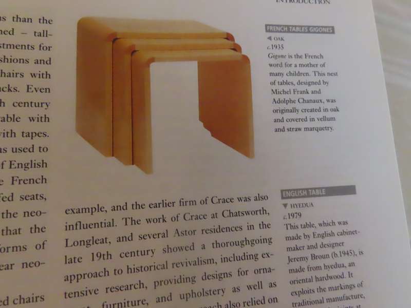 The Decorative Art of Furniture - Prices Outdated - Descriptions of Items Excellent