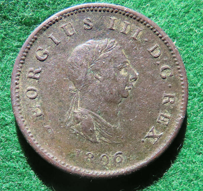 Great Britain - George III - 1806 Penny