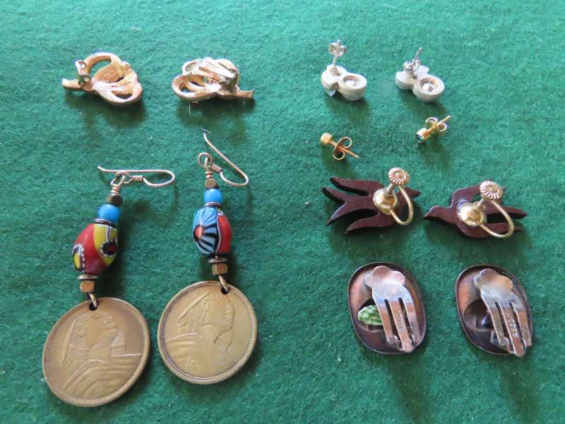 Costume Jewellery - 6 Pairs Earrings # 3