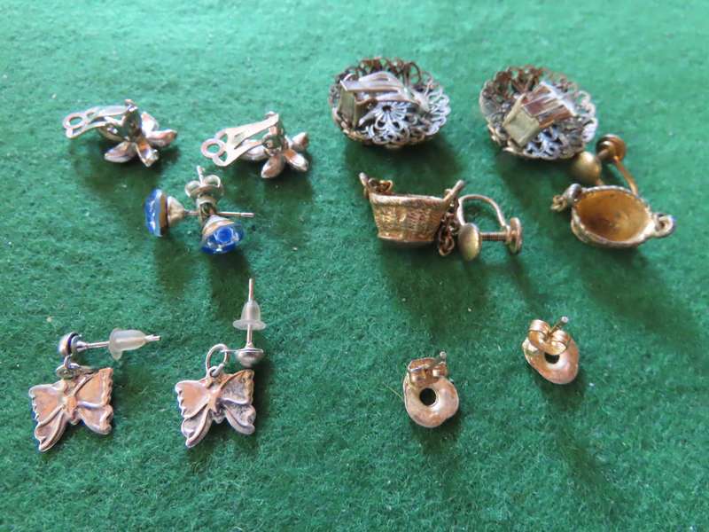 Costume Jewellery - 6 Pairs Earrings # 2