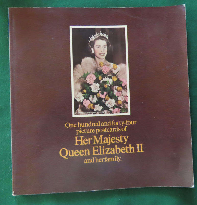 Queen Elizabeth - 144 Picture Postcards in a Large Coffee Table Book