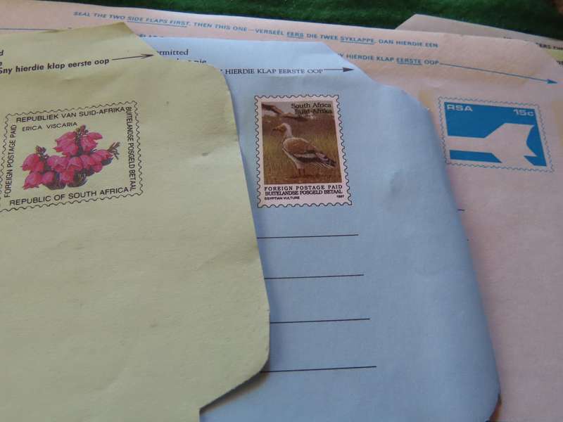 South Africa - 5 Different Unused Aerogrammes