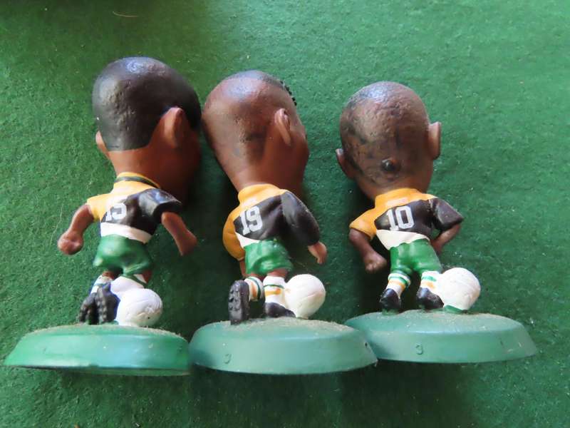 South Africa - 6 Vintage Sportsmen in Rubber Models