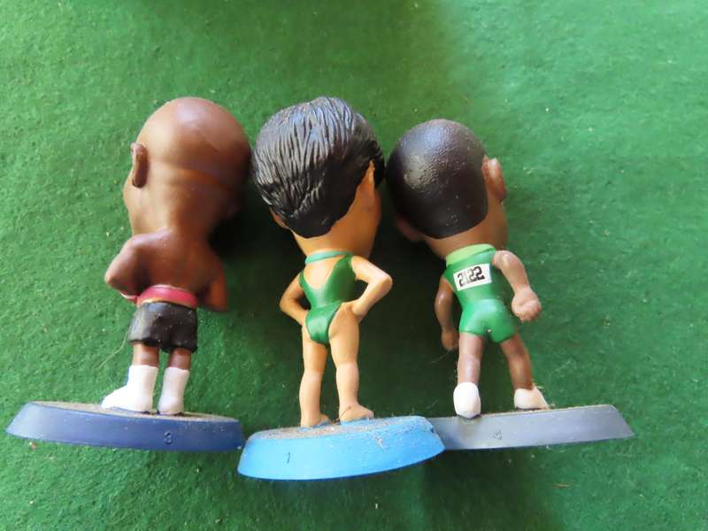 South Africa - 6 Vintage Sportsmen in Rubber Models