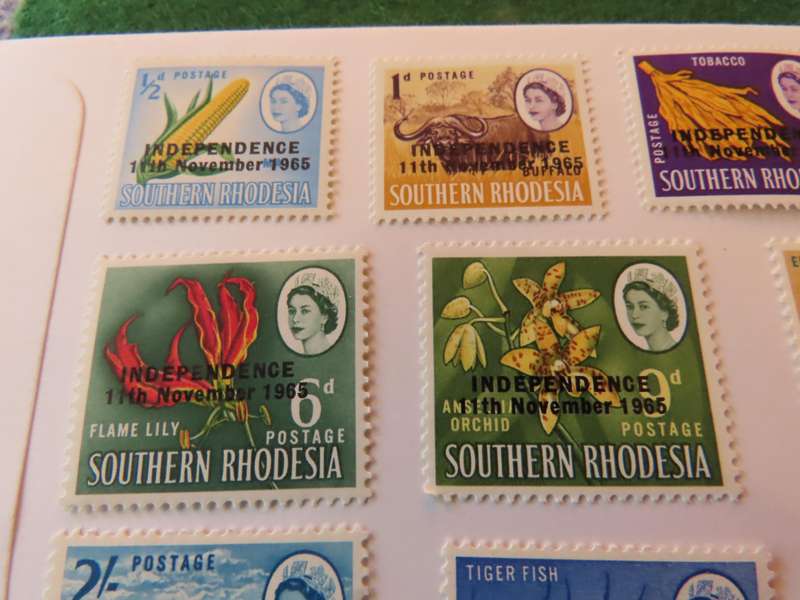 Southern Rhodesia - Stamps - 1966 Independence 11th November Definitive Set with Churchill MNH