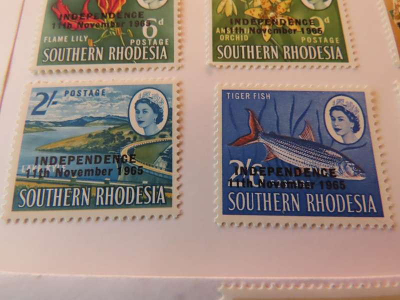 Southern Rhodesia - Stamps - 1966 Independence 11th November Definitive Set with Churchill MNH