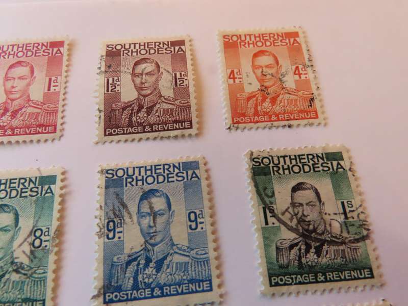 Southern Rhodesia - 1937 King George VI Definitive Set - Used