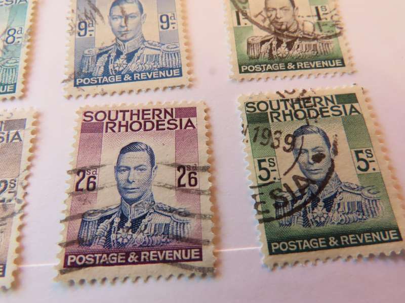 Southern Rhodesia - 1937 King George VI Definitive Set - Used