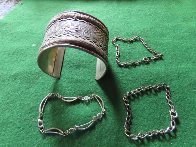 Costume Jewellery - 4 Bracelets/Bangles # 6