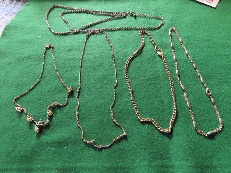 Costume Jewellery -5 Necklaces # 11