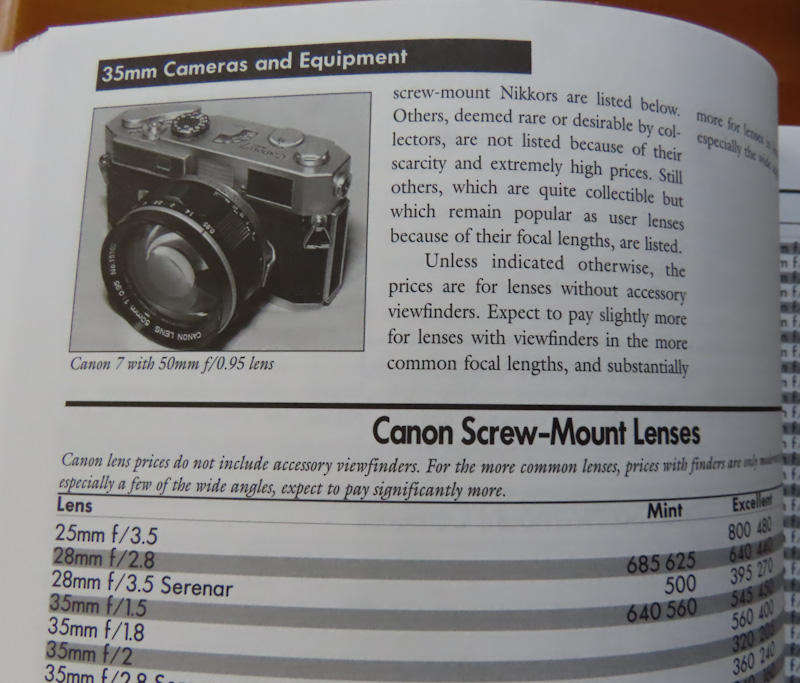 MacBroom's Camera Handbook - Prices Outdated But Great Camera Information