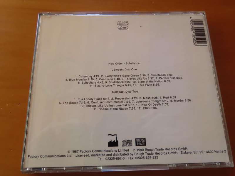 New Order - Substance - CD