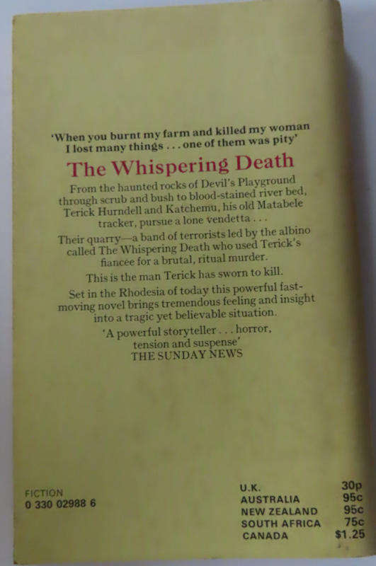 Books - Rhodesia - The Whispering Death - Daniel Cartney - Paperback