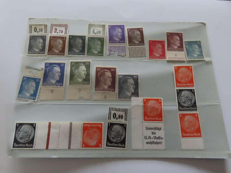 Stamps - Germany - Hitler and Van Hindeburg Mint and MNH
