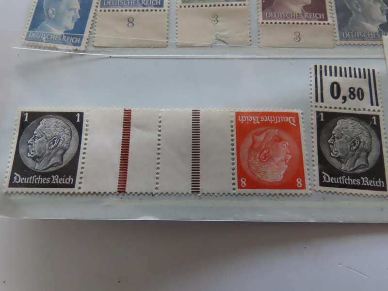 Stamps - Germany - Hitler and Van Hindeburg Mint and MNH