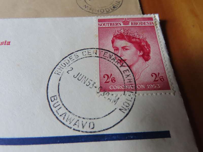 Stamps - Southern Rhodesia - 1953 1 June 6 F.D.C. Covers Coronation